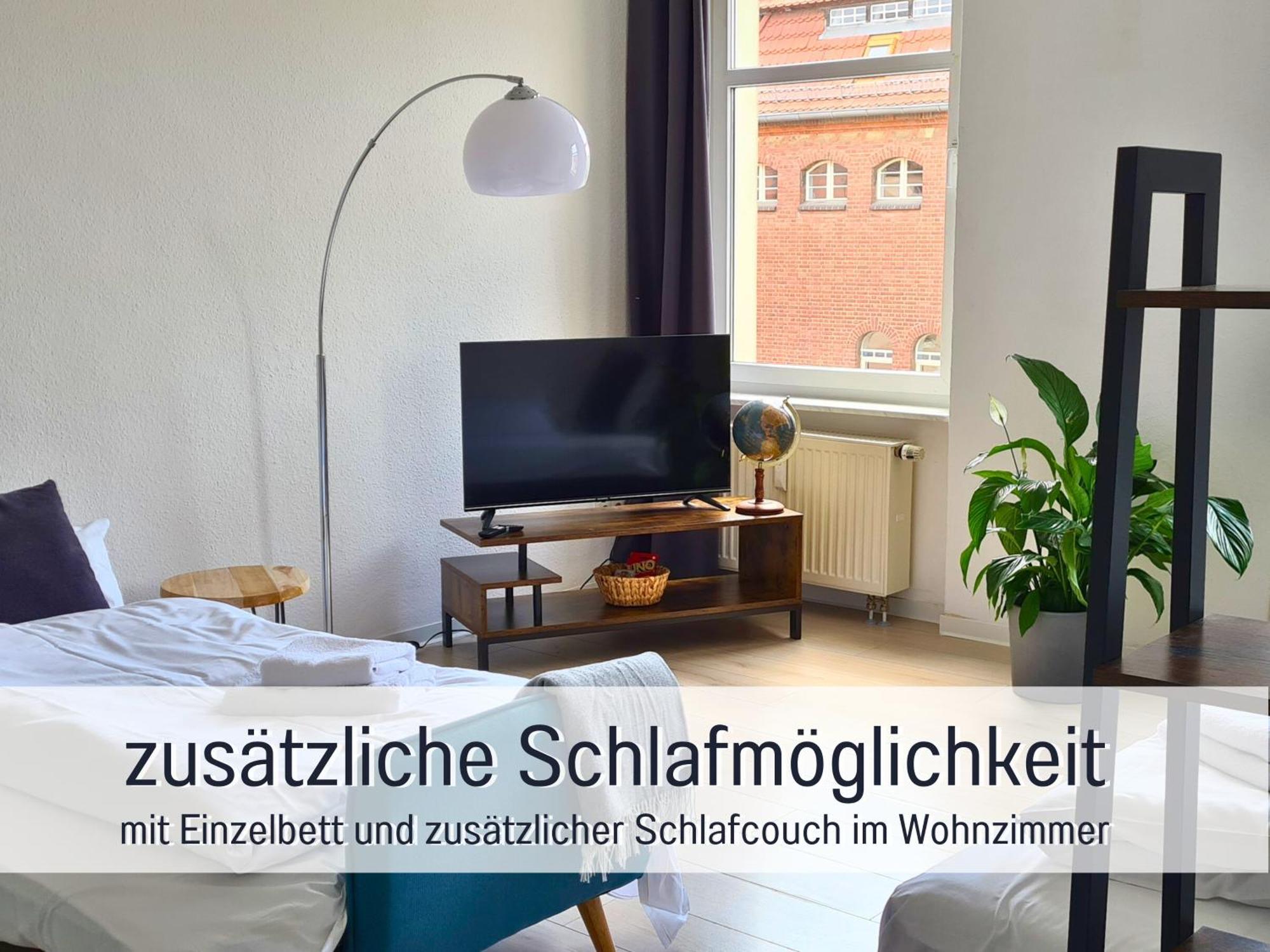 Stadtapartment By Live It - Voll Ausgestattete Kueche, Smarttv, Waschtrockner, 1-5 Pers 勃兰登堡 外观 照片