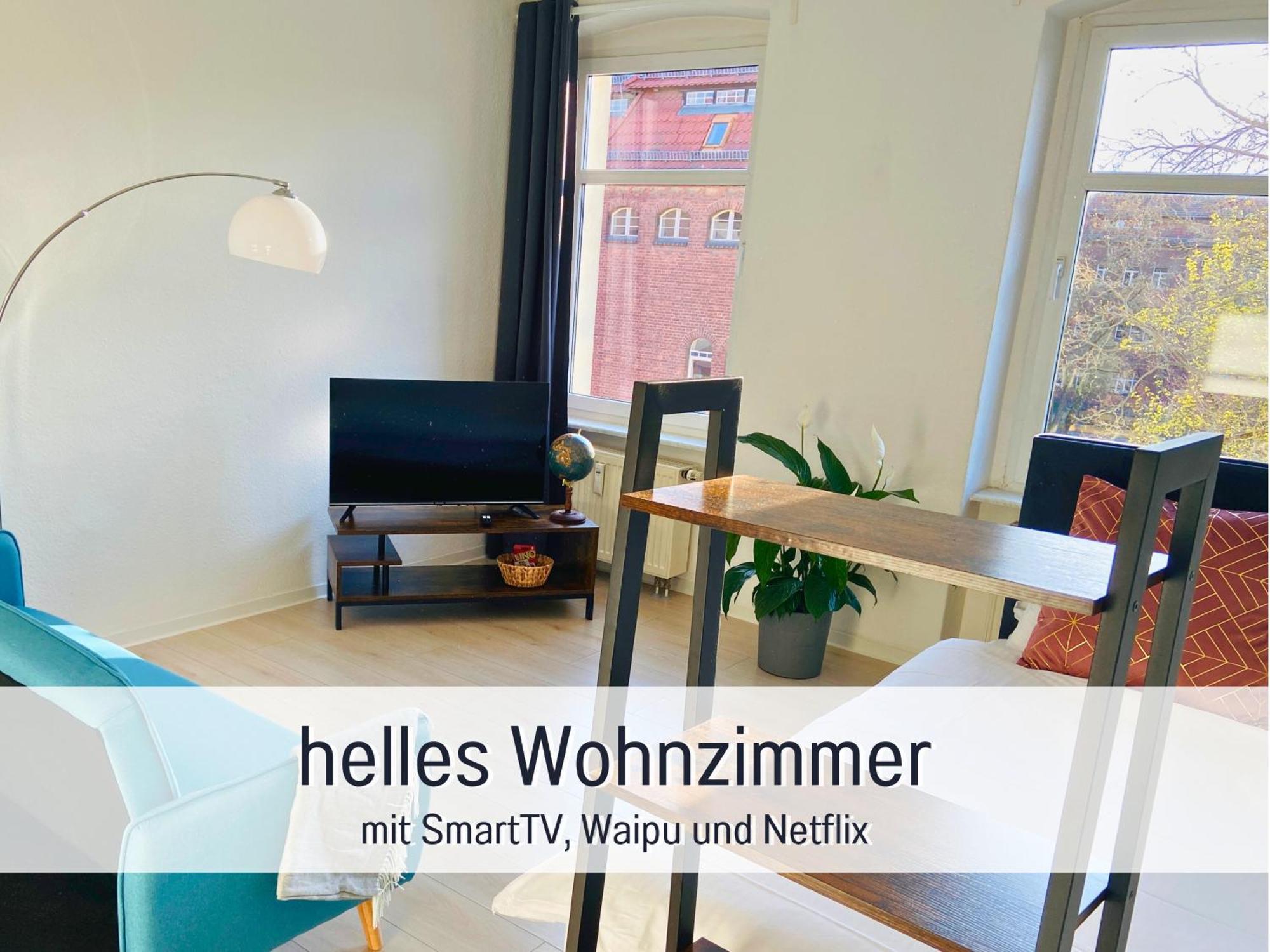 Stadtapartment By Live It - Voll Ausgestattete Kueche, Smarttv, Waschtrockner, 1-5 Pers 勃兰登堡 外观 照片